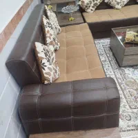 سرویس مبلمان ۹نفره مدل L|مبلمان خانگی و میز عسلی|کنگاور, |دیوار