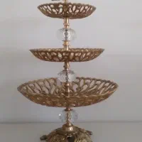 شیرینی خوری سه طبقه برنز