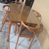 میز ناهارخوری چوب راش نو