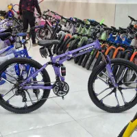 دوچرخه تاشو بنفش زنانه شیک و خواص