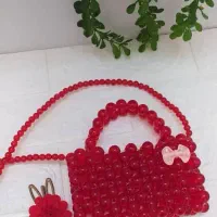 کیف مروارید بافی