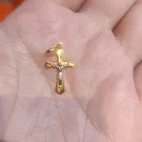 مدال (پلاک) طلا صلیب|جواهرات|پرند, فاز ۲|دیوار