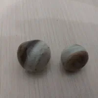 دو عدد مهره دوقلو سنگ سلیمانی