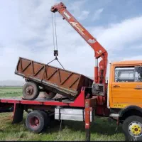 جرثقیل ۳تنی کفی دکل بلند|خدمات حمل و نقل|ابهر, |دیوار