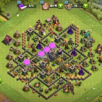 اکانت کلش اف کلنز تان ۹ مکث