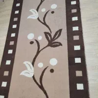 فرش کرم قهوه ای