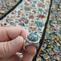 انگشتر نقره با نگین مزونایت