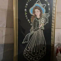 تابلو تماما کار دست پولک دوزی شده