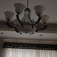 لوستر ۵ شاخه و ۳ شاخه