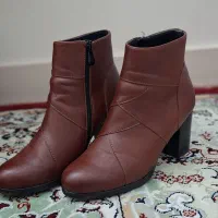 نیم بوت کفش چرم  کیف