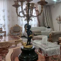 یک جفت شمعدانی تمام برنز|مجسمه، تندیس، ماکت|تهران, خزانه|دیوار