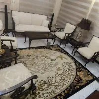 مبلمان۷نفره اتریشی و ناهارخوری ومبلمان ۹نفره و فرش
