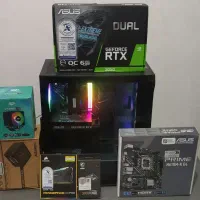 کیس گیمینگ رندرینگ نسل ۱۲|رایانه رومیزی|شهریار, شهریار|دیوار