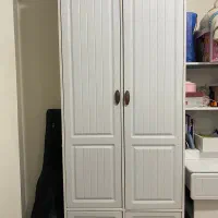 سرویس تخت کودک و نوجوان سفید رنگ برند ساحل چوب