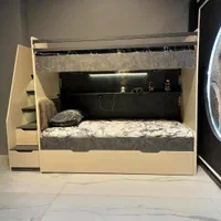 ست تخت دو طبقه میز تحریر کمد مدل 188