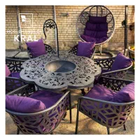 میزوصندلی باغی / آتشکده کاسه چدنی / کلاسیک ویلایی