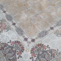 طلاکوب کرم دوتخته فرش۹متری۱۲۰۰شانه گل‌ برجسته|فرش|تهران, آجودانیه|دیوار