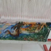 تابلو فرش طرح شکوفای صبحگاهی