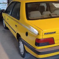 پژو 405 زرد تاکسی مدل 95