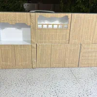 کابینت آماده پیش ساخته آشپزخانه/کتان/آنتی فینگر/صا|مصالح و تجهیزات ساختمان|ماهدشت, |دیوار