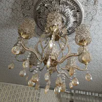 لوستر سالم و تمیز|لوستر و چراغ آویز|قزوین, |دیوار