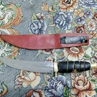 چاقو خنجر قاجار قدیمی برنج|کلکسیون اشیاء عتیقه|نسیم‌شهر, |دیوار