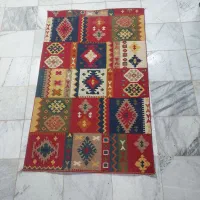 گلیم فرش ابعاد ۱×۱/۳۰ ونیم کاملا سالم