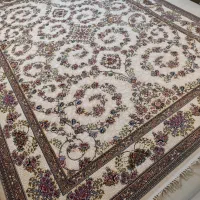 2عدد فرش12متری تبریز/افشان گلبرجسته700شانه اصل