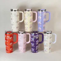 تراول ماگ دسته بغل سیتارا گل برجسته فلاسک قمقمه