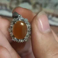 گردنبند نقره با سنگ عقیق یمنی متبرک شده در کربلا|جواهرات|قم, زنبیل آباد|دیوار