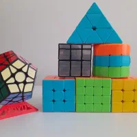۷عدد روبیک سالم و باکیفیت به همراه آموزش