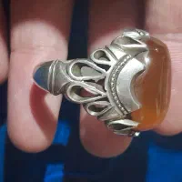 عقیق زرد  یمنی رگه دار|جواهرات|کوچصفهان, |دیوار