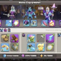 کلش اف کلنز تان ۱۸ لول ۲۵۸ مکث قابل چنج|کنسول، بازی ویدئویی و آنلاین|تهران, زعفرانیه|دیوار