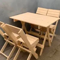 میز و صندلی تاشو ،آهنی چوبی، تمام چوب|صندلی و نیمکت|بندرعباس, |دیوار