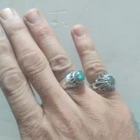 3عدد انگشتر الماس صبز