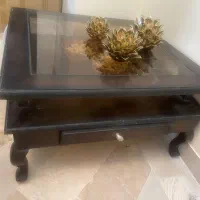 میز جلو مبلی آینه قدی میز دکوراتیو اتو و ست شمعدان