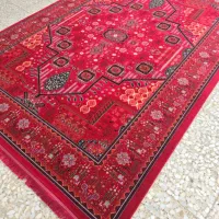 فرش ماشینی قرمز تمام نخ المانی ضمانت دار|فرش|تبریز, |دیوار