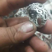 انگشتر نقره امیتیس بنفش شفاف|بدلیجات|میبد, |دیوار