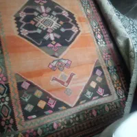 گلیم پشم دست بافت قدیمی
