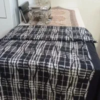پارچه مشکی با بافت نقره ای مجلسی|لباس|قرچک, شهرک طلائیه|دیوار