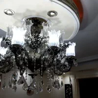 لوستر برنجی ۸شاخه ۱۶ شعله