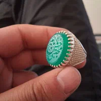 انگشتر عقیق سبز