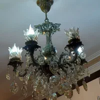 لوستر برنج ۵ شاخه