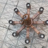 لوستر۸شاخهچوبی|لوستر و چراغ آویز|ری, علایین|دیوار