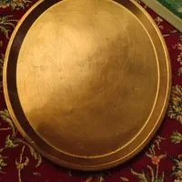 سینی برنجی قدیمی کلکسیونی