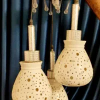 لوستر ۳ شاخه ال ای دی دار