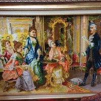 تابلو فرش دستبافت طرح شاعرجوان