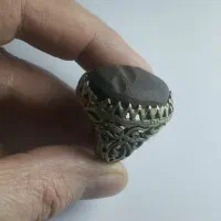 انگشتر نقره نگین زرعه مار بسیار کمیاب