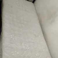 تخت خواب فلزی تک نفره باتشک