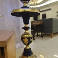 آباژور سلطنتی کلاسیک با پایه آبکاری شده کار دست